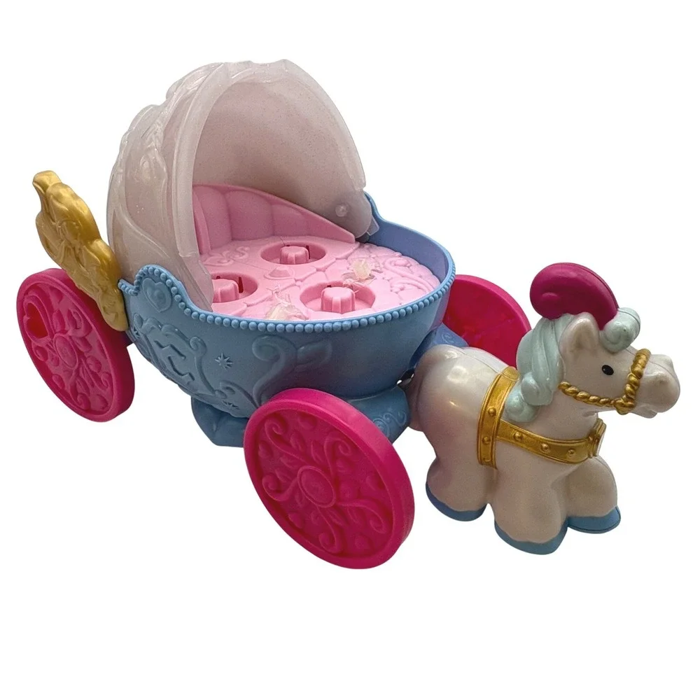 Fisher Price Little People Cinderella Carriage Coach Horse Only Disney Princess